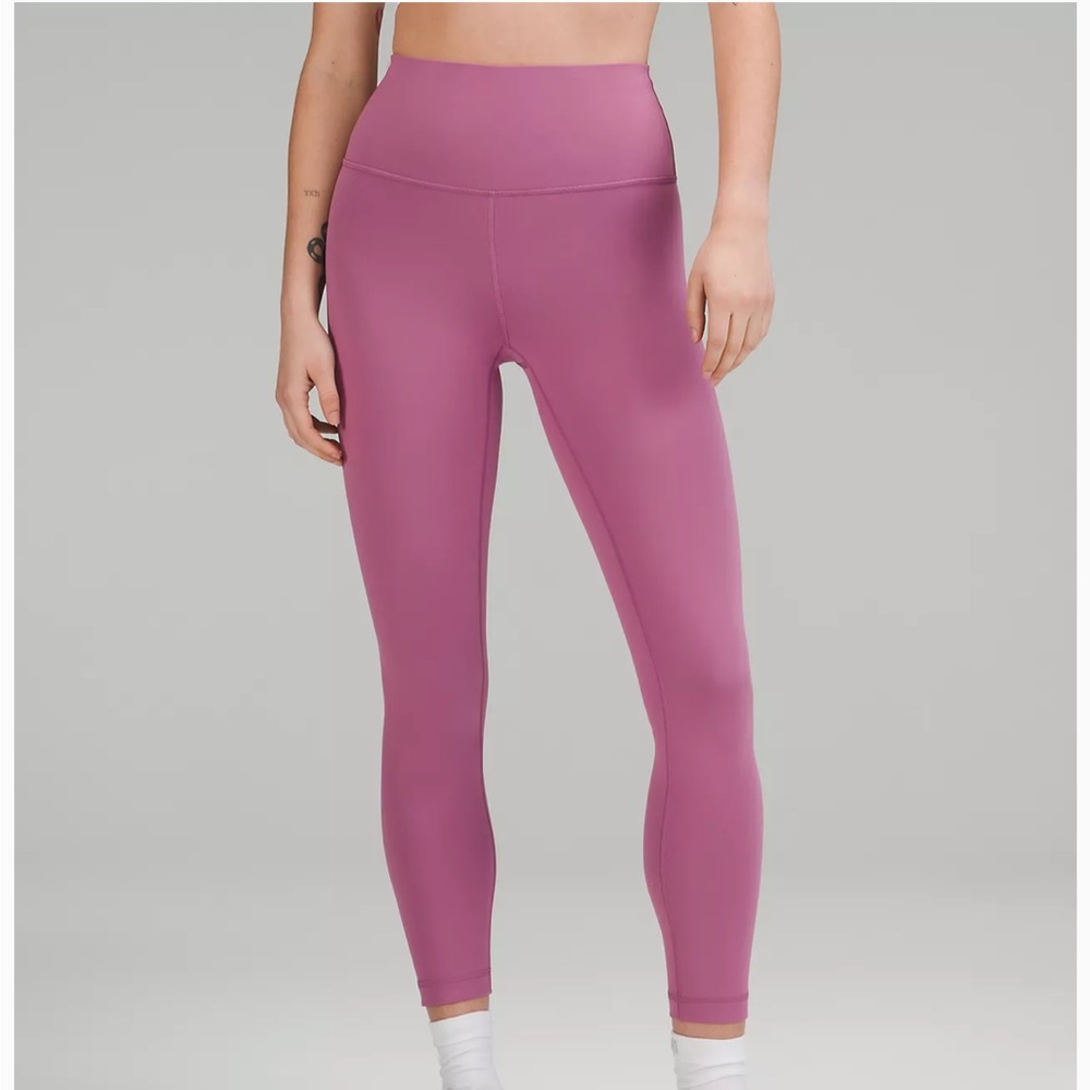 LULULEMON Wunder Train Leggings 23” size 12 Velvet Dust